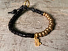 Brass Beaded Bracelet