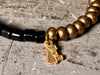 Brass Beaded Bracelet
