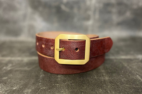 Russian Print Oak Bark Belt