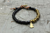 Brass Beaded Bracelet