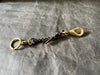 Shell Cordovan Stubby Braided Lanyard