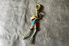 Shell Cordovan Laced Key Clip
