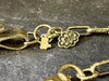 Tooled Chain Lanyard (Sterling or Brass)