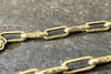 Tooled Chain Lanyard (Sterling or Brass)