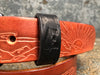 Brown 'Stamped Series' Minimalist Belt (Brass & Nickel Hardware Available)