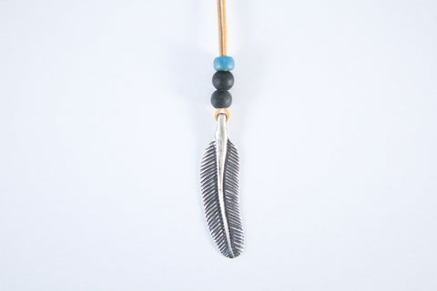 Sterling Silver Feather Necklace