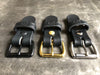 Black Minimalist Belt (Brass & Nickel Hardware Available)
