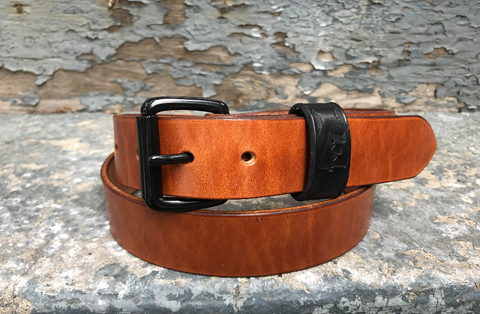 Deep Caramel Minimalist Belt (Brass & Nickel Hardware Available)