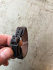 Slim Leather Wrist Band